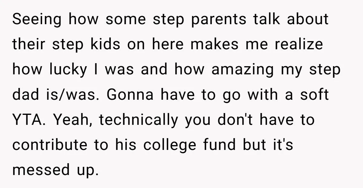 Stepdad Refuses To Raid Youngest Child’s College Fund After Stepson Demands Equal Share