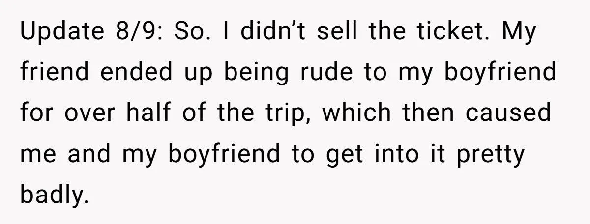 Woman Considers Selling Taylor Swift Ticket After Friend Turns Toxic