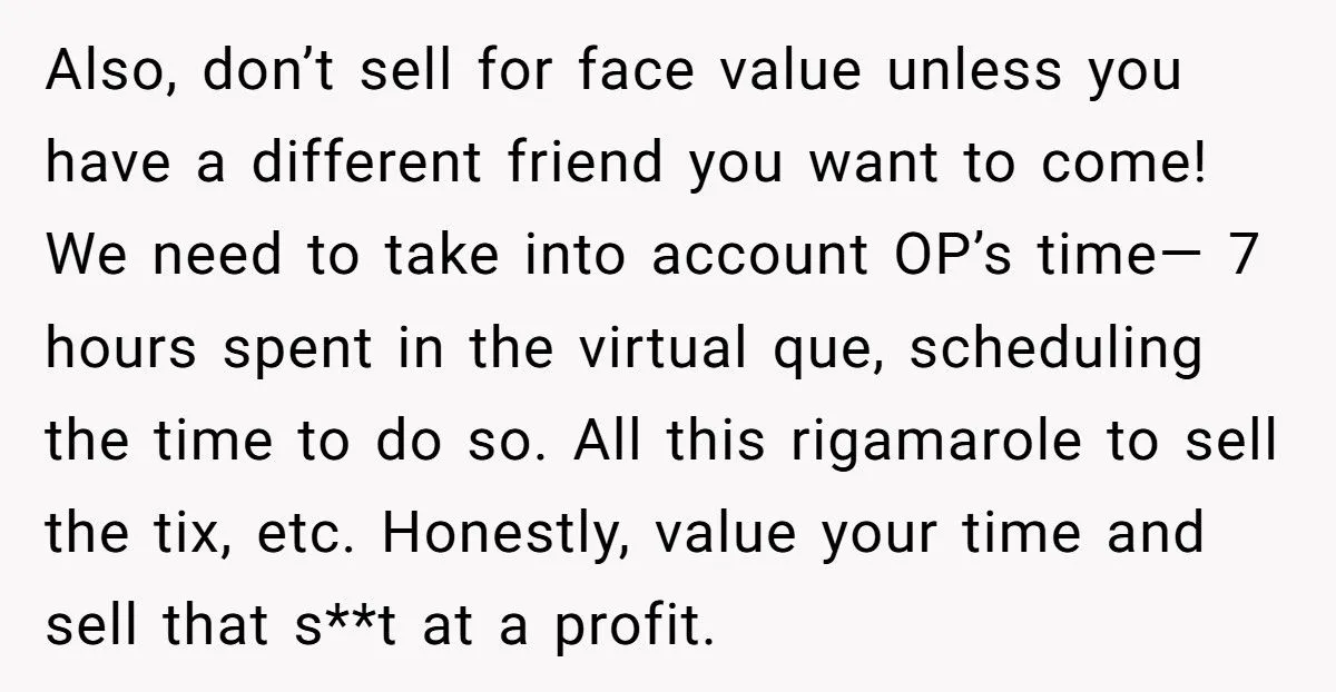 Woman Considers Selling Taylor Swift Ticket After Friend Turns Toxic
