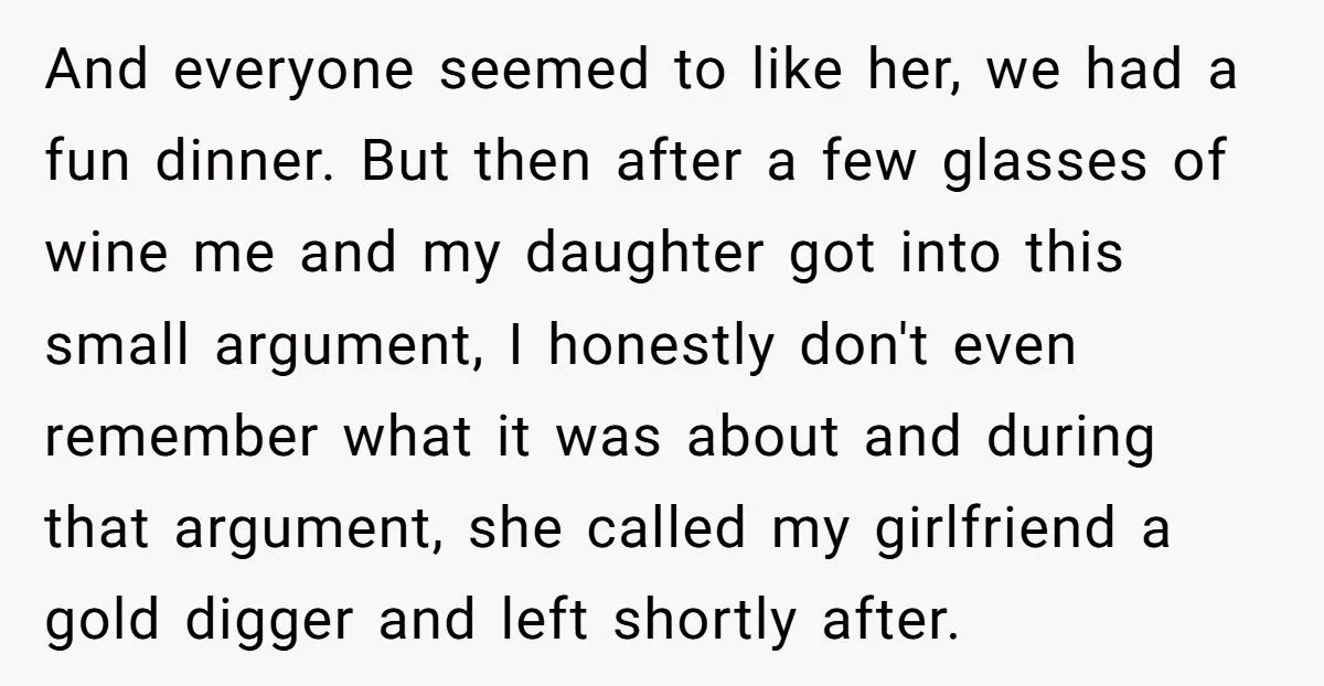 Man Admits His Girlfriend Is A Gold Digger But Get Mad When Daughter Says It Out Loud