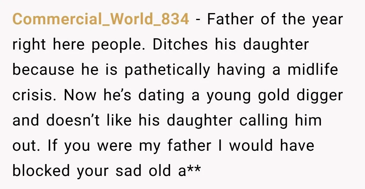 Man Admits His Girlfriend Is A Gold Digger But Get Mad When Daughter Says It Out Loud