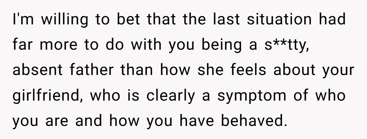 Man Admits His Girlfriend Is A Gold Digger But Get Mad When Daughter Says It Out Loud