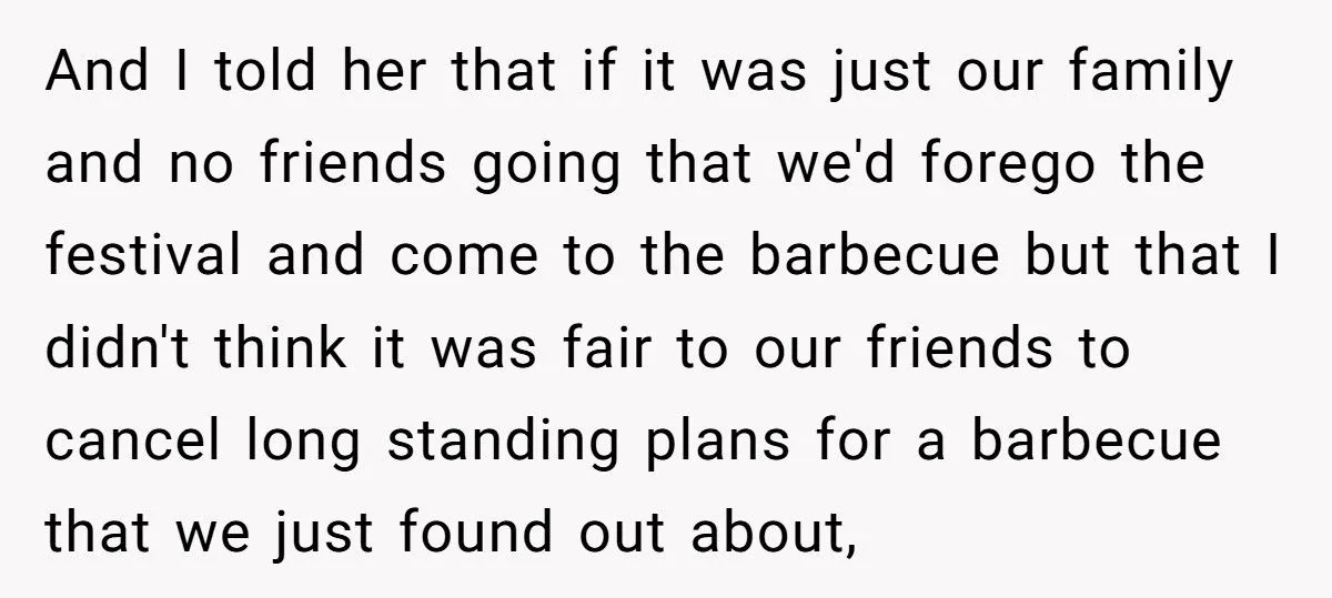 Mom Calls Him Selfish For Attending Beer Festival Instead Of Family BBQ