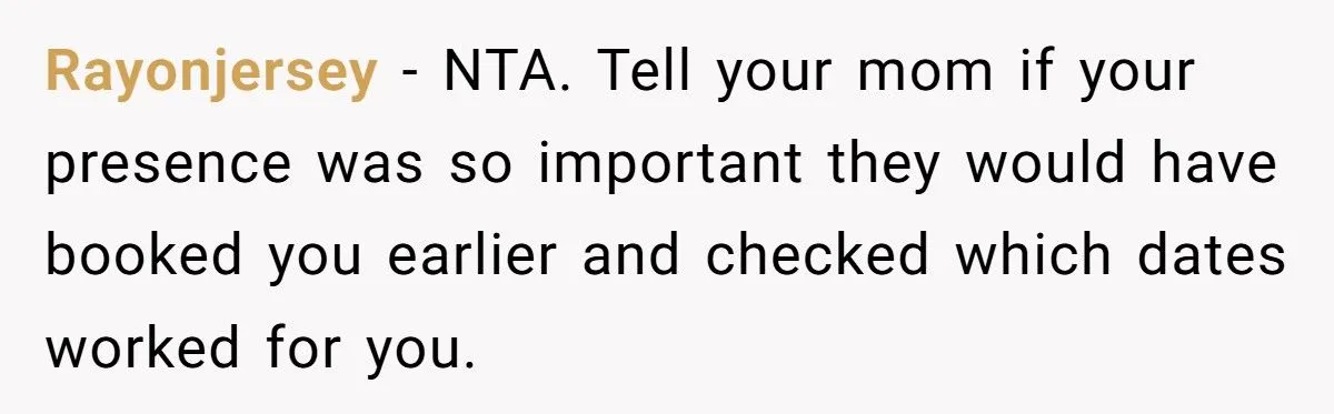 Mom Calls Him Selfish For Attending Beer Festival Instead Of Family BBQ