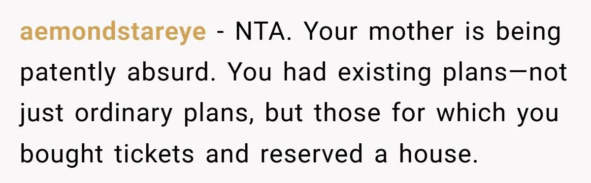Mom Calls Him Selfish For Attending Beer Festival Instead Of Family BBQ