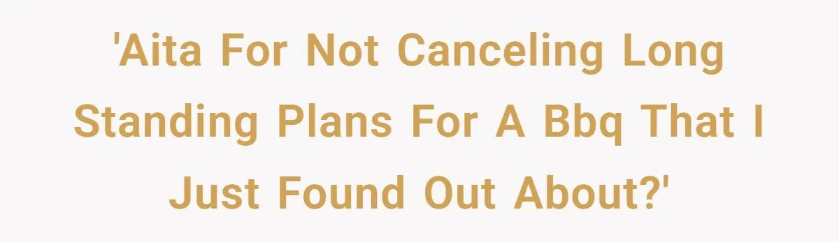 Mom Calls Him Selfish For Attending Beer Festival Instead Of Family BBQ