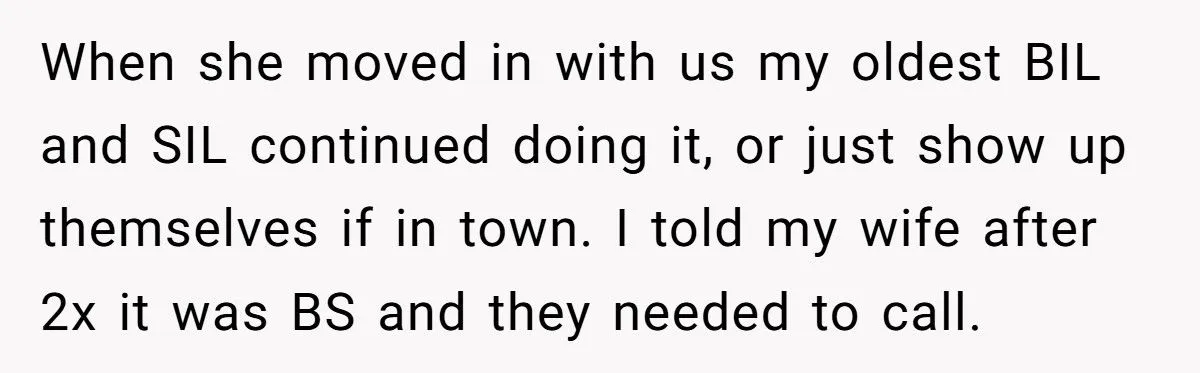 Husband Asks Brother-In-Law To Stop Showing Up Uninvited, Wife Declares Family War