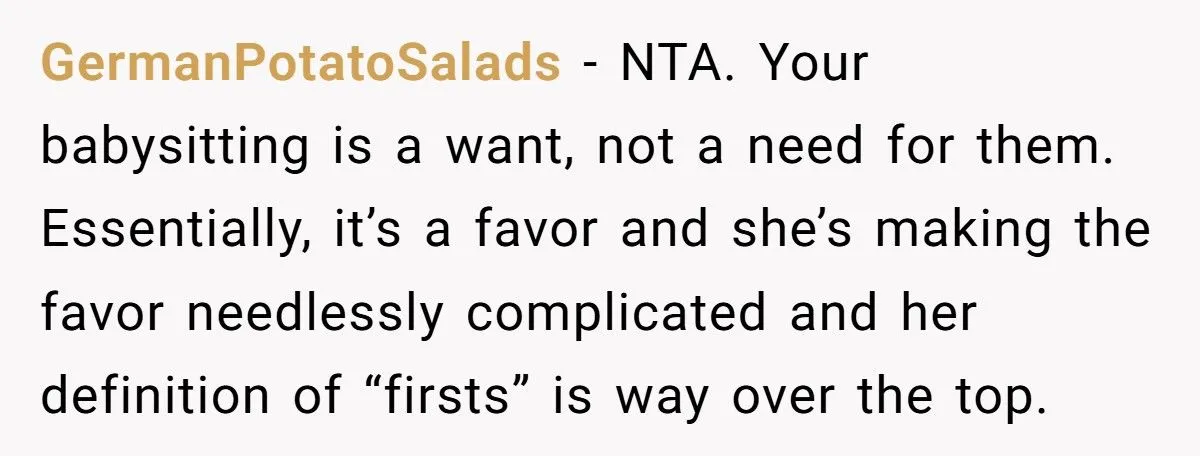 Mother-In-Law Threatens To Quit Babysitting Over DIL’s Endless List Of Parenting Restrictions