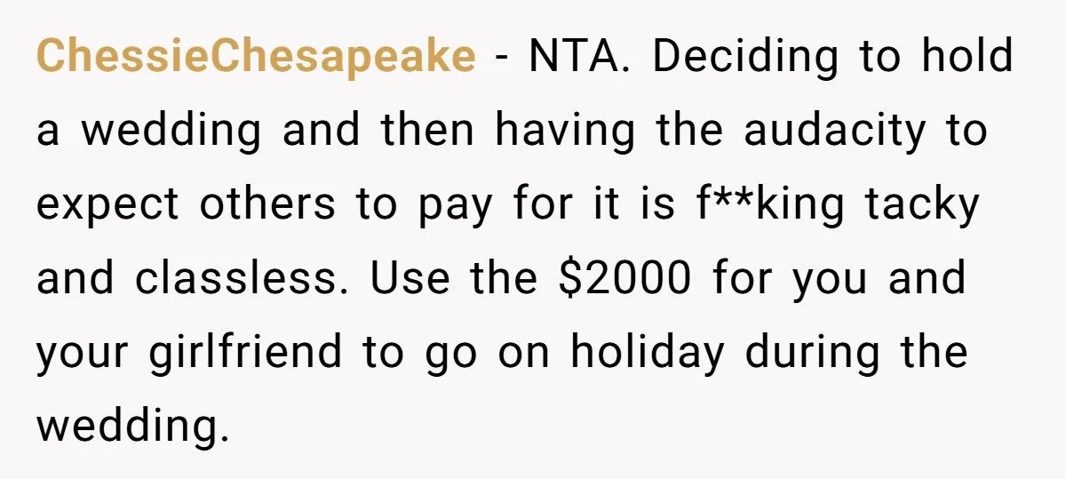 Woman Refuses To Fund Sister’s Wedding After Being Uninvited For Being Gay