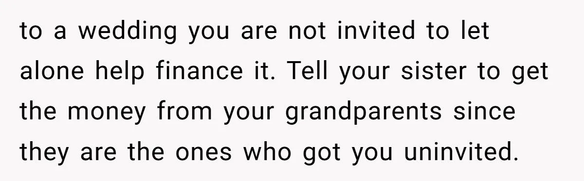 Woman Refuses To Fund Sister’s Wedding After Being Uninvited For Being Gay