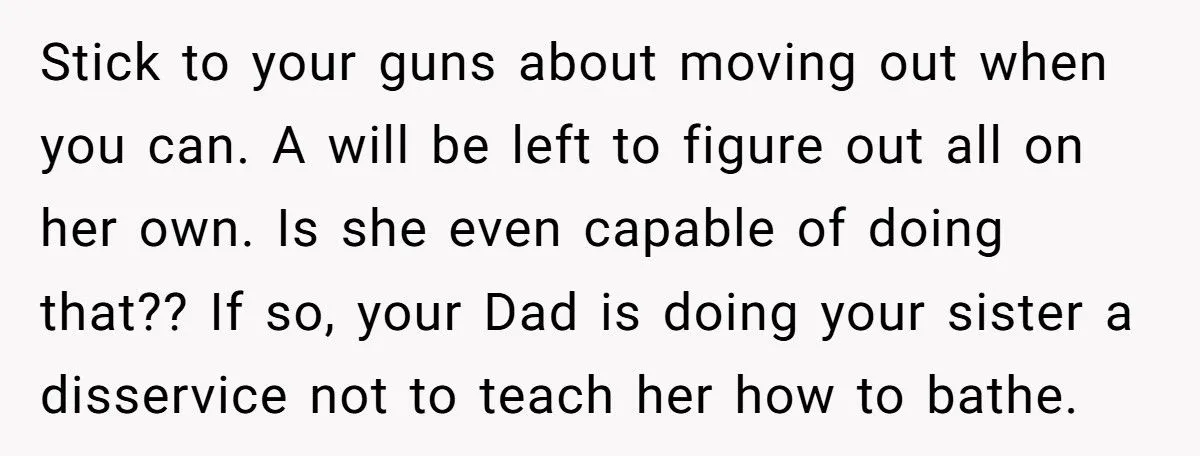 Dad Refuses To Bathe His Disabled Daughter, Tells Teen It’s “Her Job”