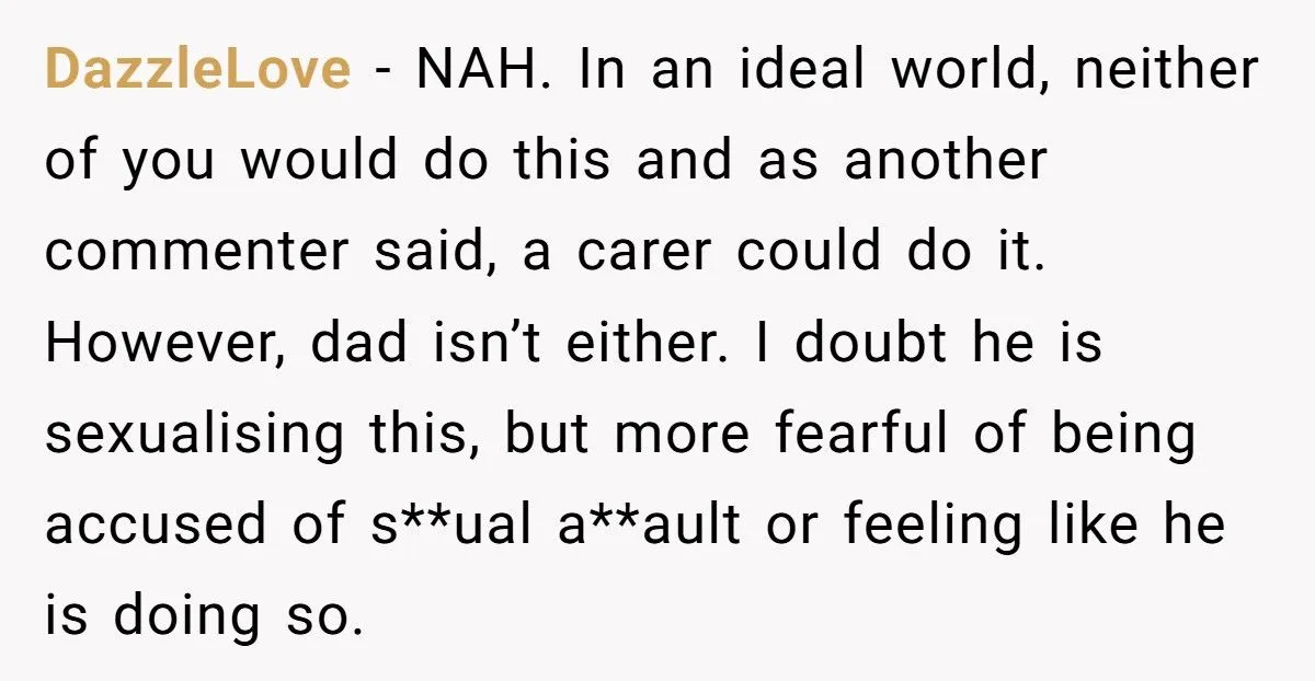 Dad Refuses To Bathe His Disabled Daughter, Tells Teen It’s “Her Job”