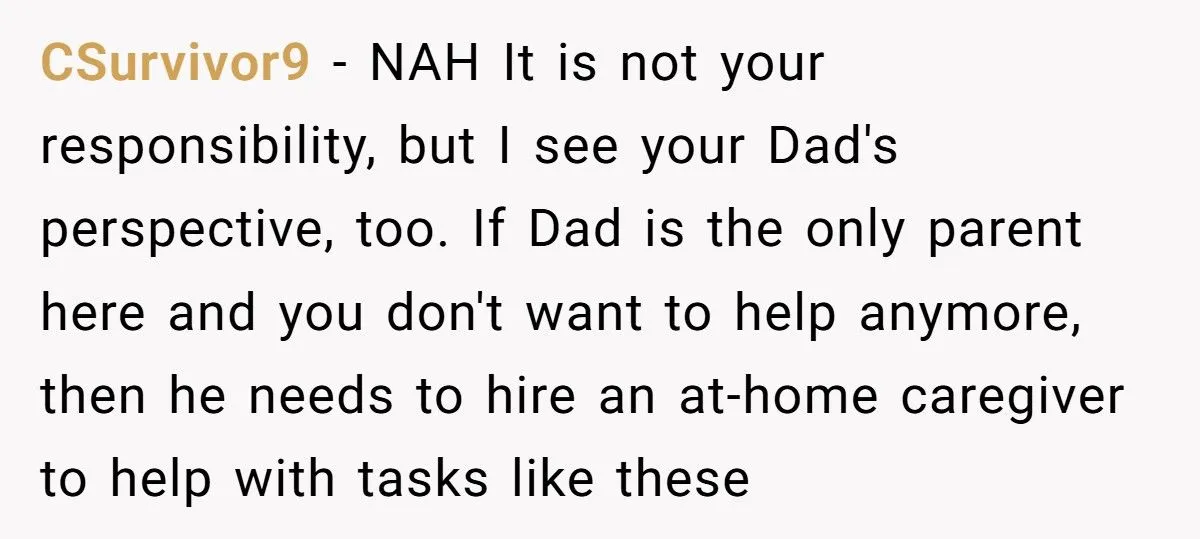 Dad Refuses To Bathe His Disabled Daughter, Tells Teen It’s “Her Job”