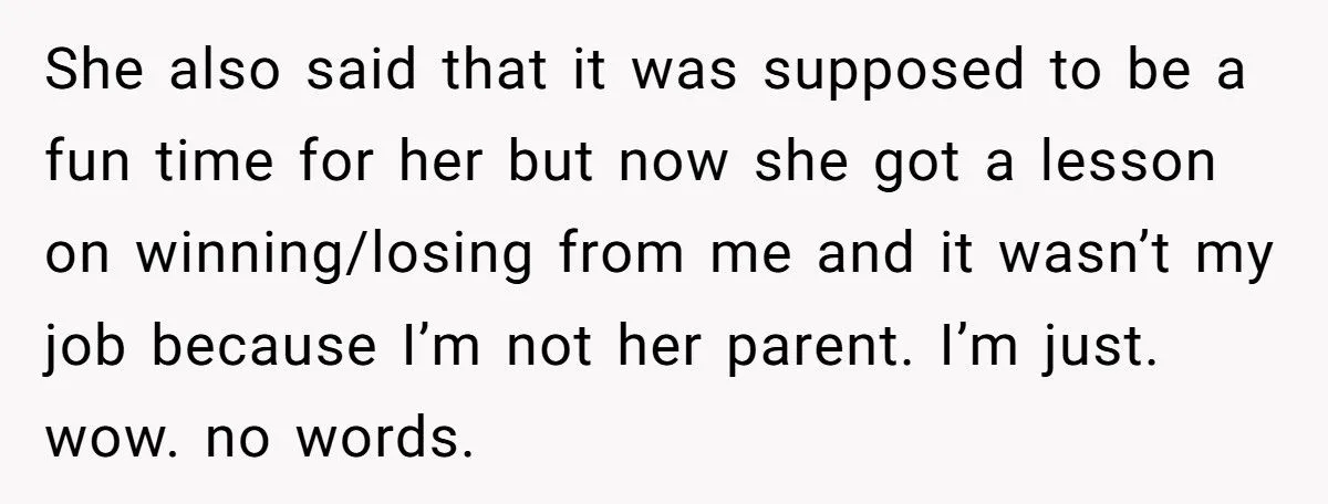 Mom Blames Birthday Host For “Making” Her Kid Cry Over Losing A Game