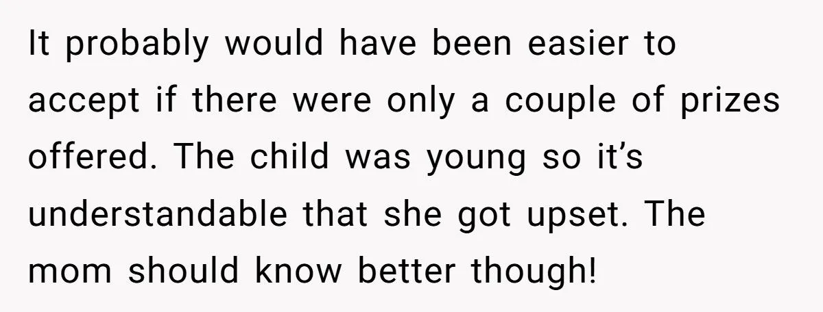 Mom Blames Birthday Host For “Making” Her Kid Cry Over Losing A Game