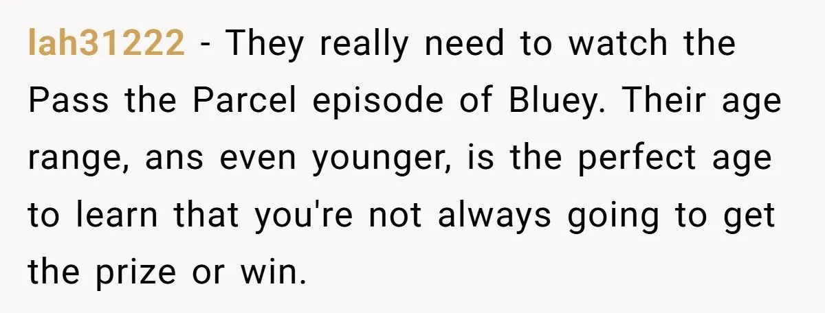 Mom Blames Birthday Host For “Making” Her Kid Cry Over Losing A Game