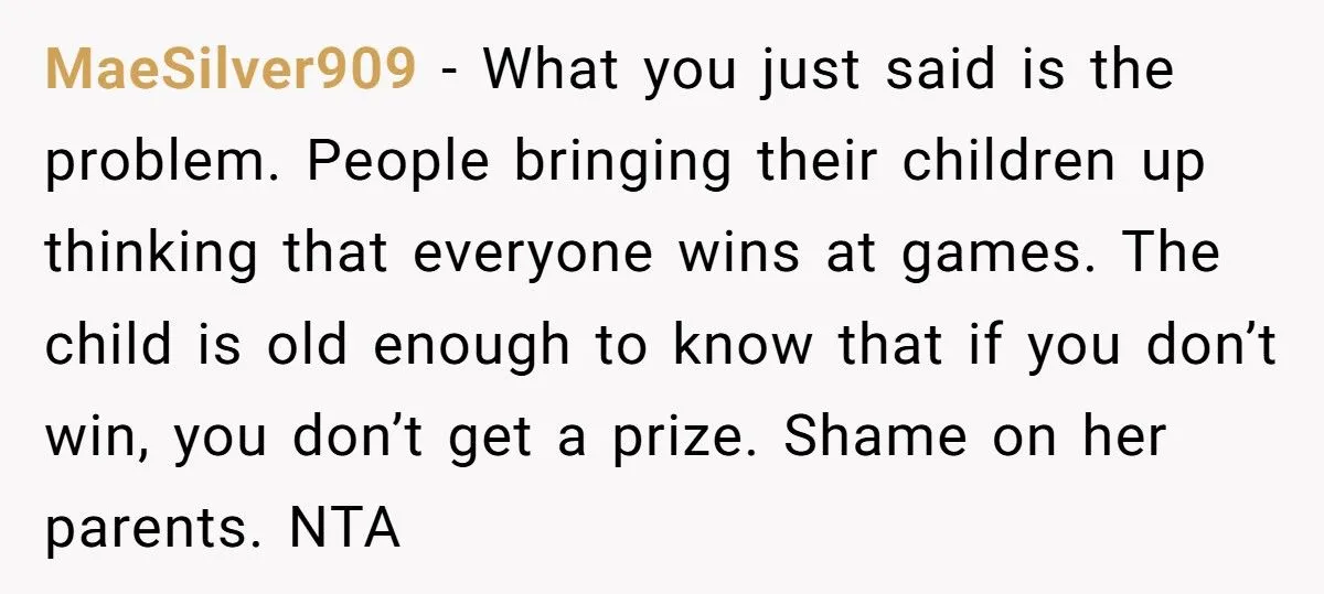 Mom Blames Birthday Host For “Making” Her Kid Cry Over Losing A Game