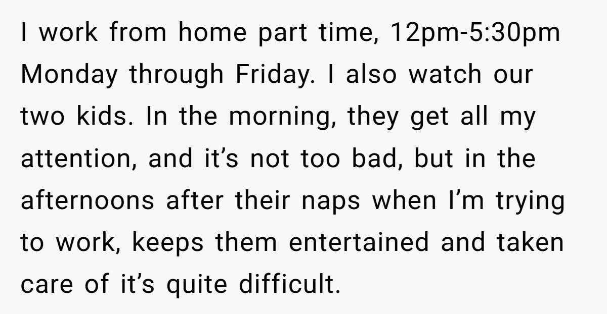 Husband Melts Down When Asked To Parent For 30 Minutes While Wife Cooks