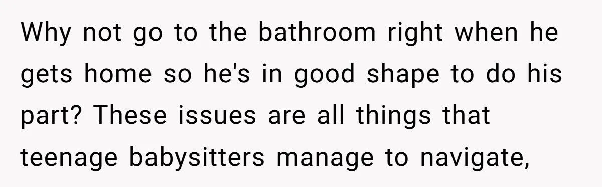 Husband Melts Down When Asked To Parent For 30 Minutes While Wife Cooks