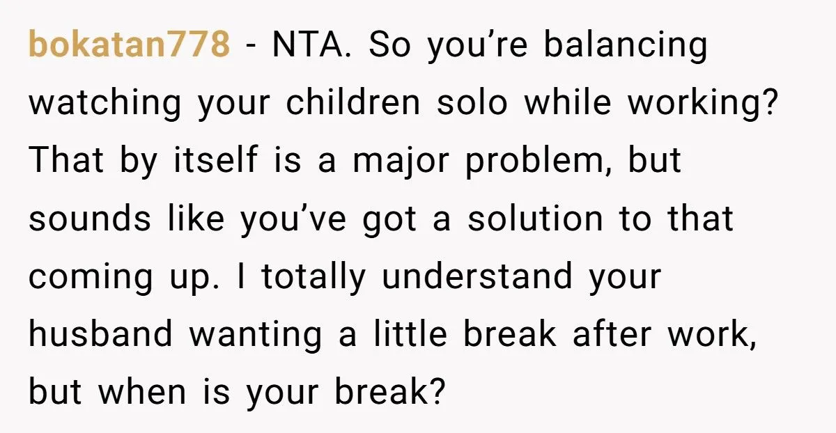 Husband Melts Down When Asked To Parent For 30 Minutes While Wife Cooks