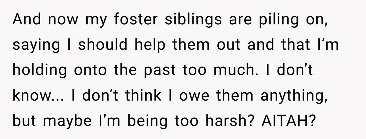 Former Foster Child Refuses To Help Parents Who Treated Her Like A Servant, Family Calls Her Ungrateful Former Foster Child Refuses To Help Parents Who Treated Her Like A Servant, Family Calls Her Ungrateful