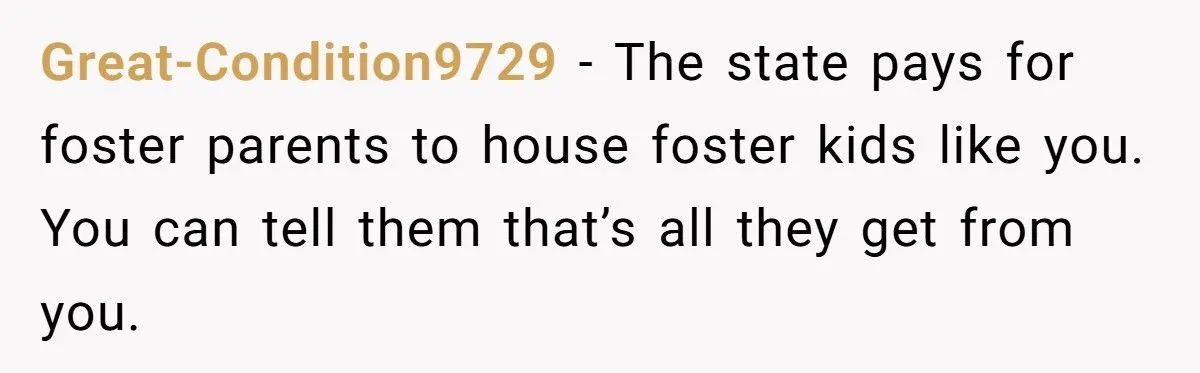 Former Foster Child Refuses To Help Parents Who Treated Her Like A Servant, Family Calls Her Ungrateful Former Foster Child Refuses To Help Parents Who Treated Her Like A Servant, Family Calls Her Ungrateful
