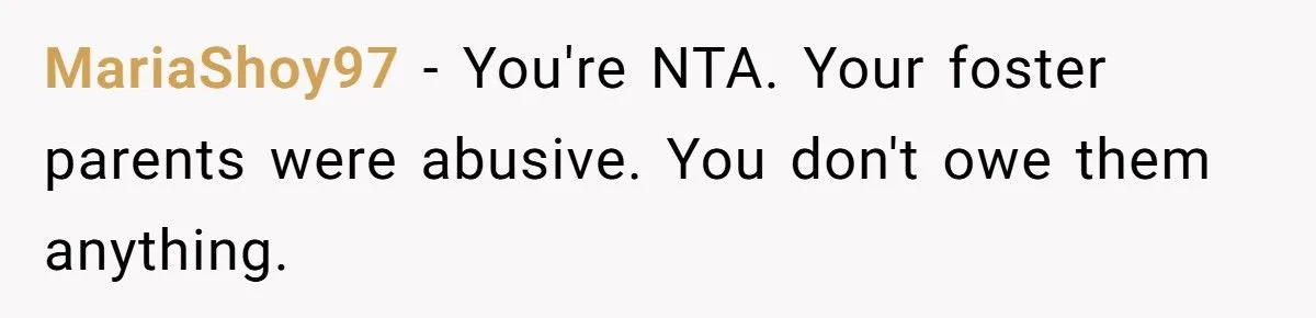 Former Foster Child Refuses To Help Parents Who Treated Her Like A Servant, Family Calls Her Ungrateful Former Foster Child Refuses To Help Parents Who Treated Her Like A Servant, Family Calls Her Ungrateful