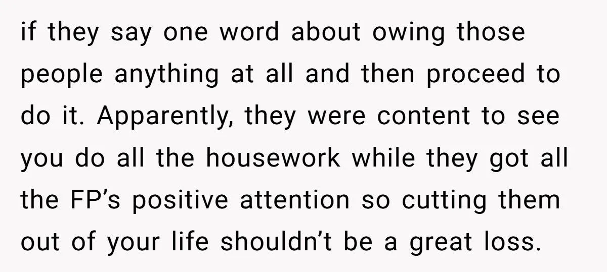 Former Foster Child Refuses To Help Parents Who Treated Her Like A Servant, Family Calls Her Ungrateful Former Foster Child Refuses To Help Parents Who Treated Her Like A Servant, Family Calls Her Ungrateful