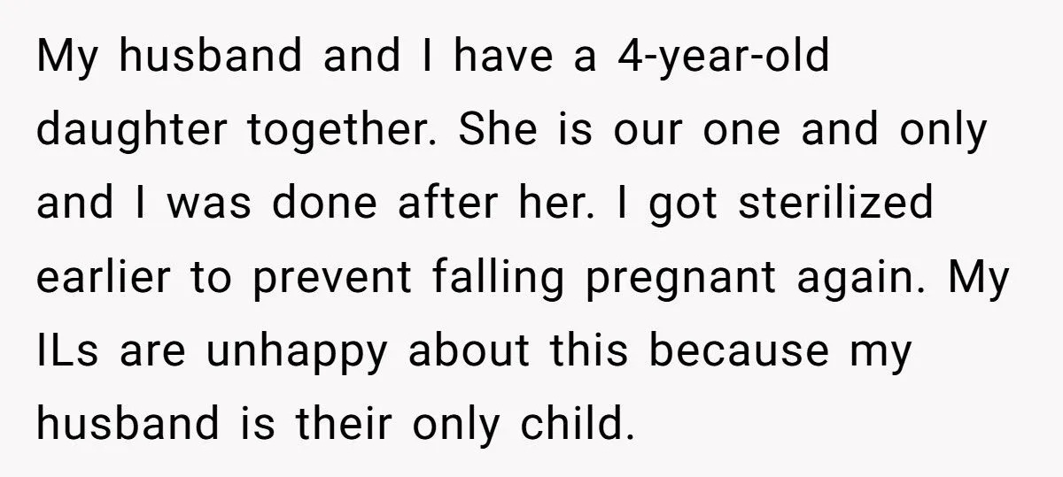 Wife Tells In-Laws They Don’t Deserve More Grandkids After Failing To Support Her With High-Needs Baby