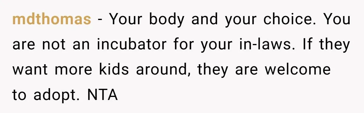 Wife Tells In-Laws They Don’t Deserve More Grandkids After Failing To Support Her With High-Needs Baby