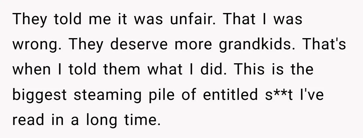 Wife Tells In-Laws They Don’t Deserve More Grandkids After Failing To Support Her With High-Needs Baby