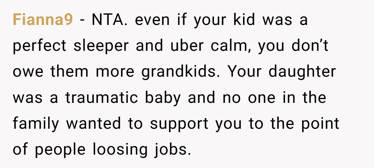 Wife Tells In-Laws They Don’t Deserve More Grandkids After Failing To Support Her With High-Needs Baby