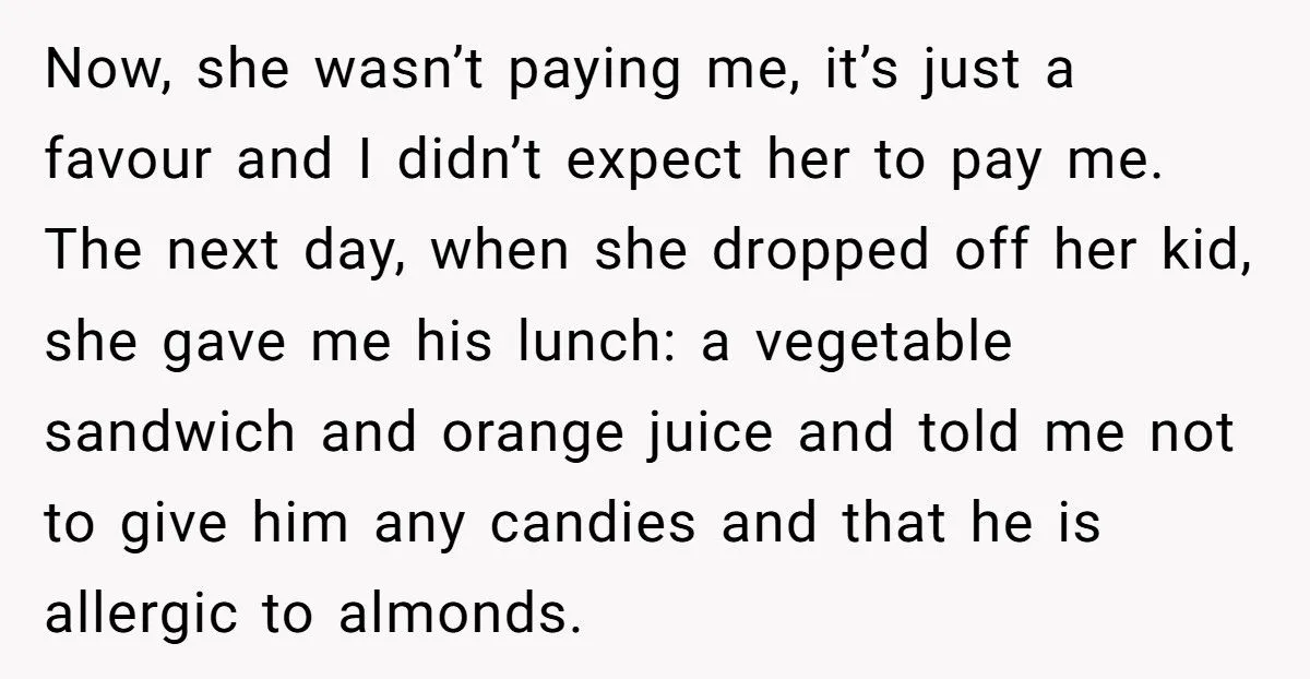 Neighbor Babysits Boy For Free, Mom Explodes After Learning He Ate “Ethnic Food” Instead Of Her Sandwich
