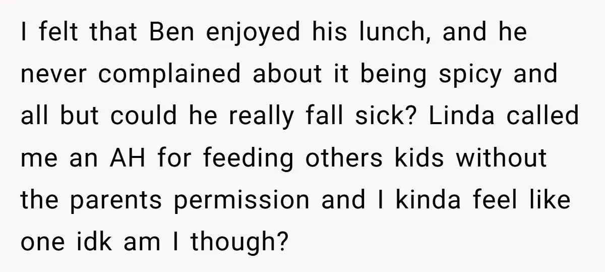 Neighbor Babysits Boy For Free, Mom Explodes After Learning He Ate “Ethnic Food” Instead Of Her Sandwich