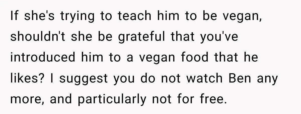 Neighbor Babysits Boy For Free, Mom Explodes After Learning He Ate “Ethnic Food” Instead Of Her Sandwich