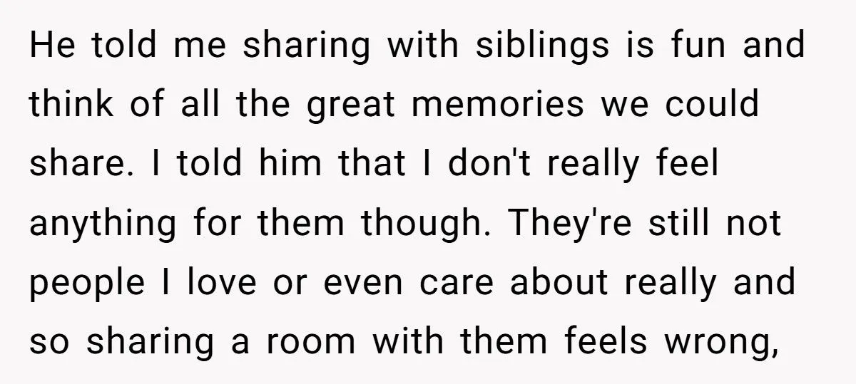 Teen Refuses To Sleep In Shared Room After Dad’s New Wife Moves Her Daughters In