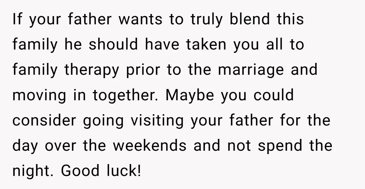 Teen Refuses To Sleep In Shared Room After Dad’s New Wife Moves Her Daughters In