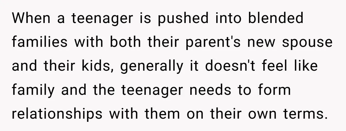 Teen Refuses To Sleep In Shared Room After Dad’s New Wife Moves Her Daughters In