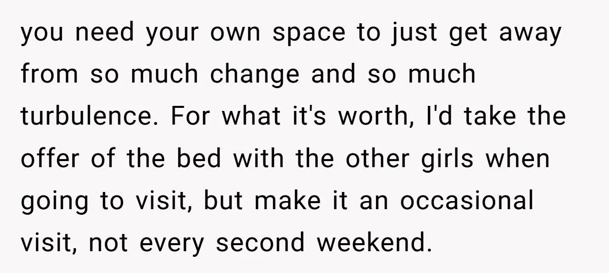 Teen Refuses To Sleep In Shared Room After Dad’s New Wife Moves Her Daughters In