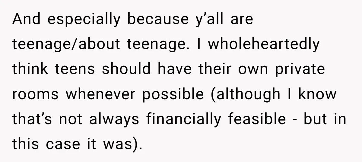 Teen Refuses To Sleep In Shared Room After Dad’s New Wife Moves Her Daughters In
