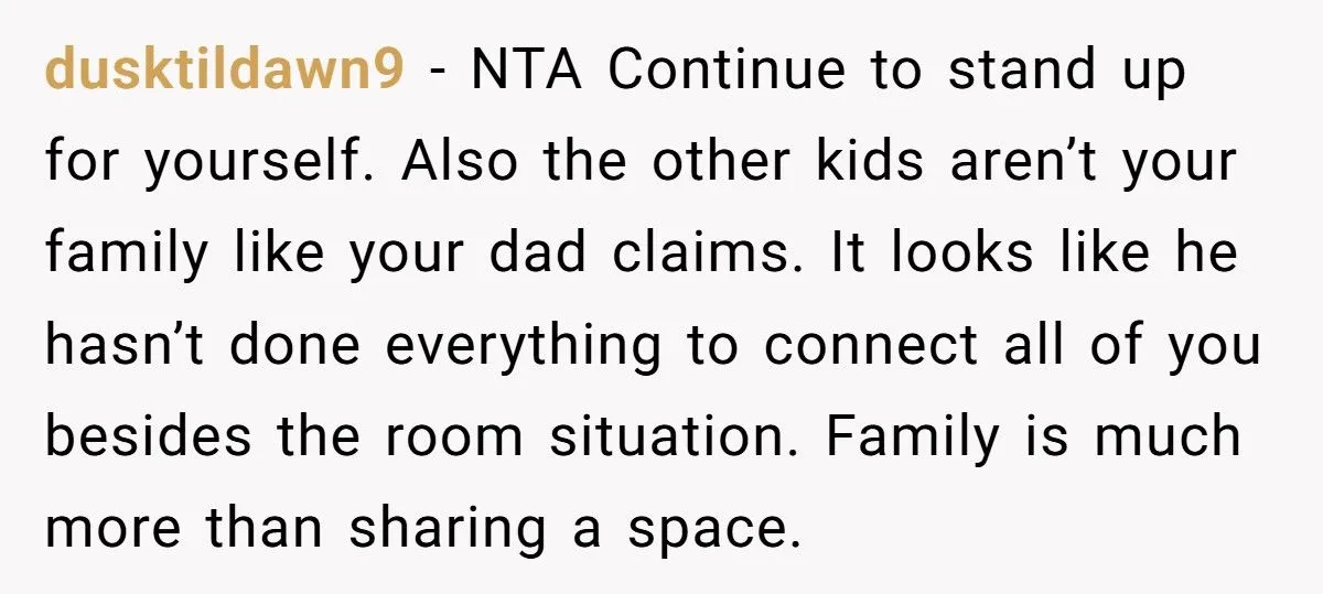 Teen Refuses To Sleep In Shared Room After Dad’s New Wife Moves Her Daughters In