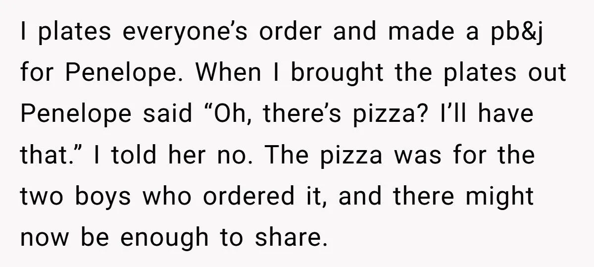 Uncle Refuses To Give Niece Pizza After She Demanded Sushi And Threw His Phone