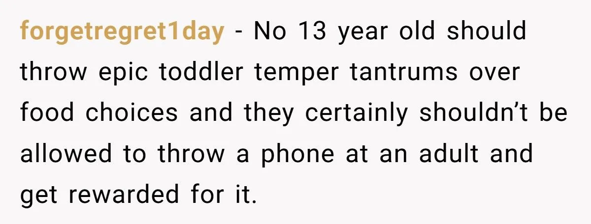 Uncle Refuses To Give Niece Pizza After She Demanded Sushi And Threw His Phone