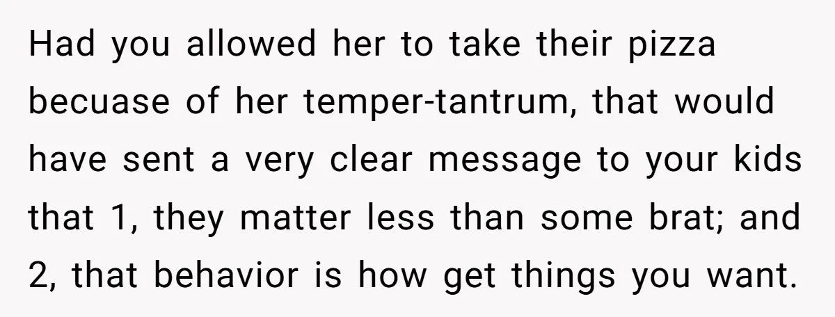 Uncle Refuses To Give Niece Pizza After She Demanded Sushi And Threw His Phone