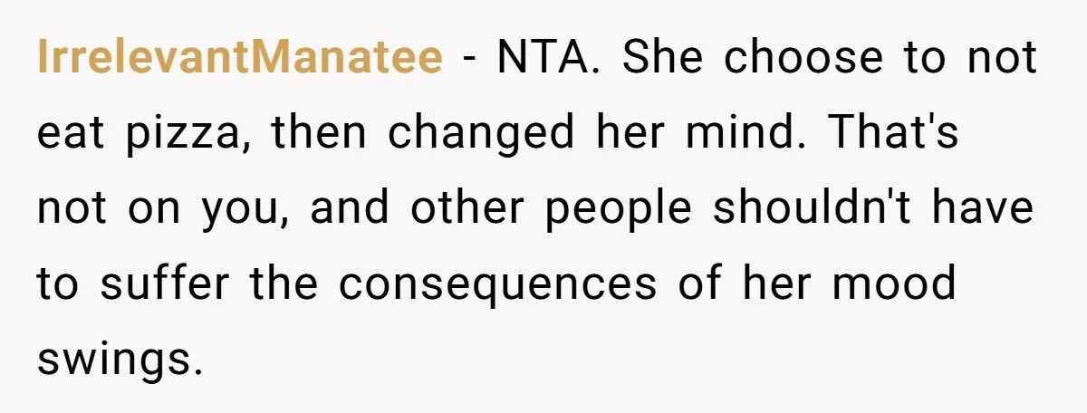Uncle Refuses To Give Niece Pizza After She Demanded Sushi And Threw His Phone