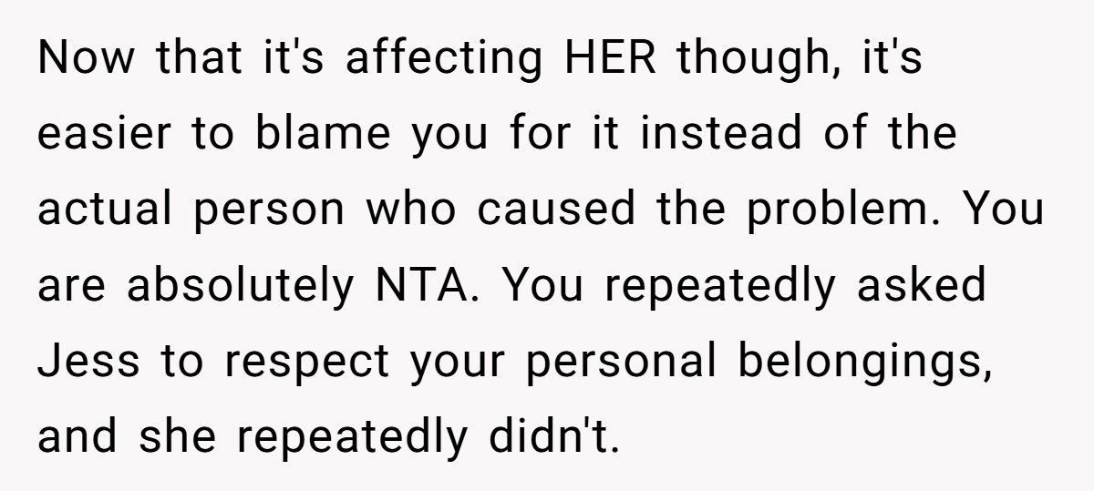 Roommate Furious After Being Busted For Stealing Food, Calls Pantry Lock “Childish”