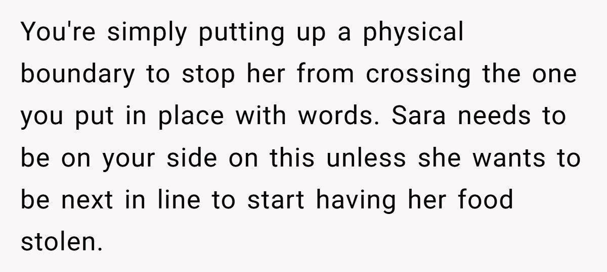 Roommate Furious After Being Busted For Stealing Food, Calls Pantry Lock “Childish”