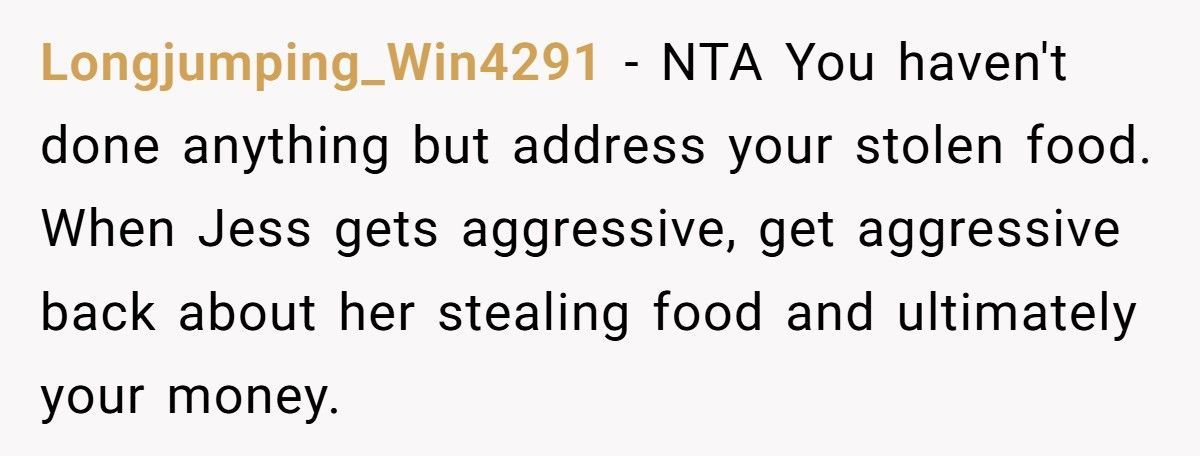 Roommate Furious After Being Busted For Stealing Food, Calls Pantry Lock “Childish”