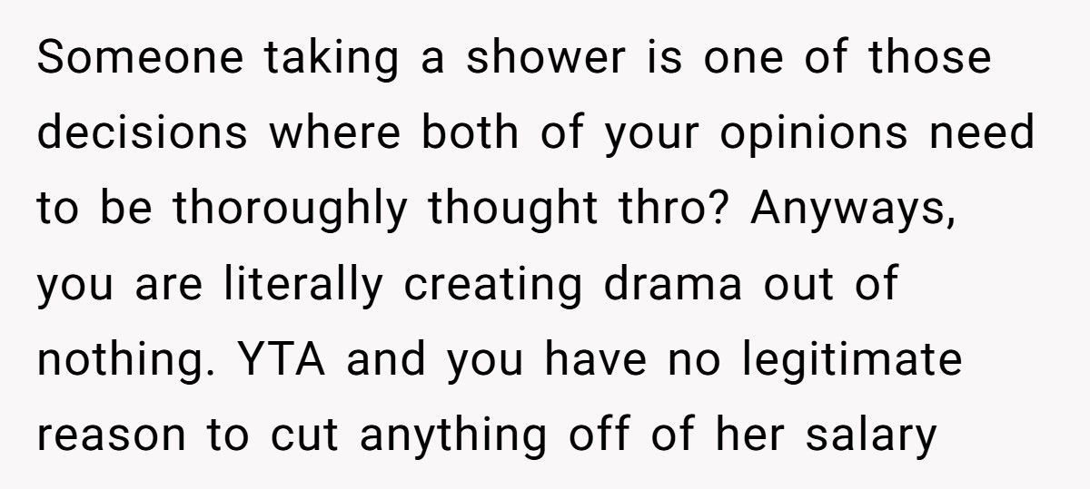 Mom Furious After Babysitter Showers In Her Home Despite Her Husband’s Approval