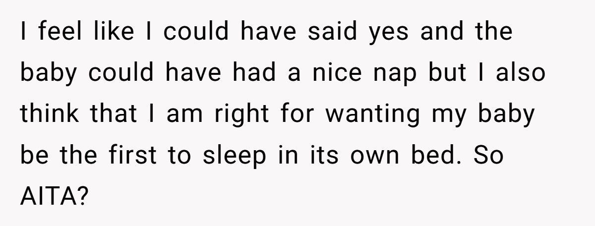 Mom-To-Be Slammed As “Selfish” After Refusing To Let Another Child Nap In Her Baby’s Crib